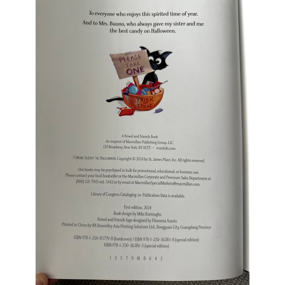 🔴5 More Sleeps ‘til‎ Halloween Hard Cover by Jimmy Fallon - Picture 3 of 3